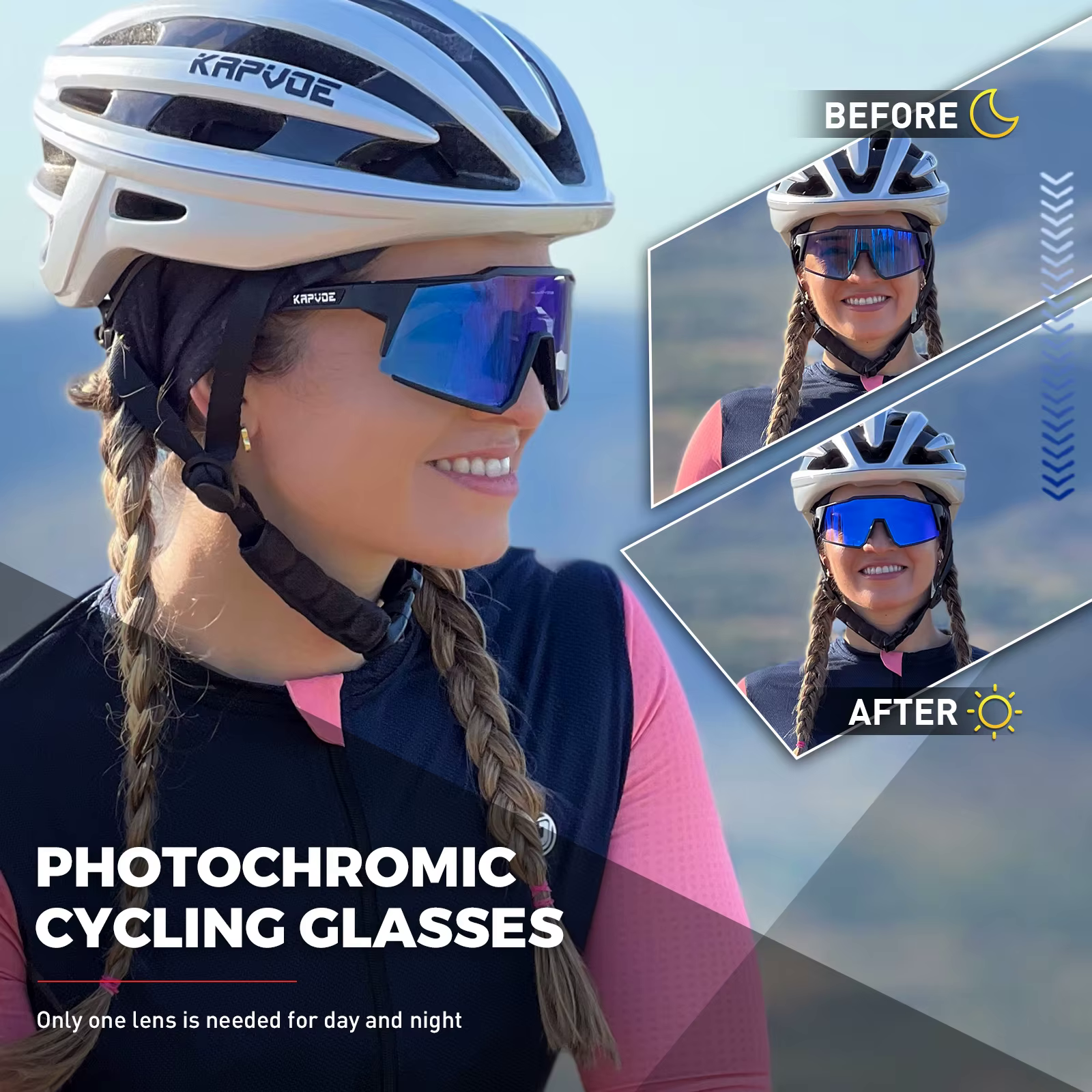 Men & Women UV400 Cycling Sunglasses