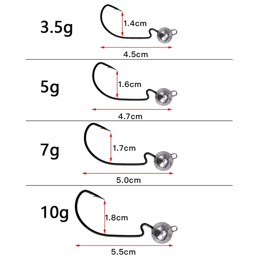 Lead Head Crank Fishing Hook