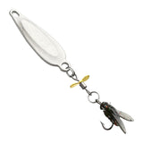 Fishing lure with propeller and detailed design on a white background