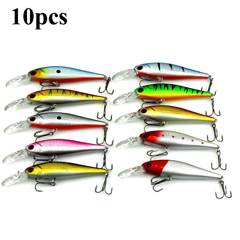 Vibrant fishing lures in a variety of colors for all fishing conditions