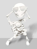 Dancing 3D Skull Toy swinging