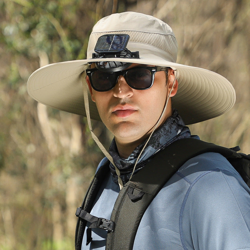 Solar Cooling Fan Hat