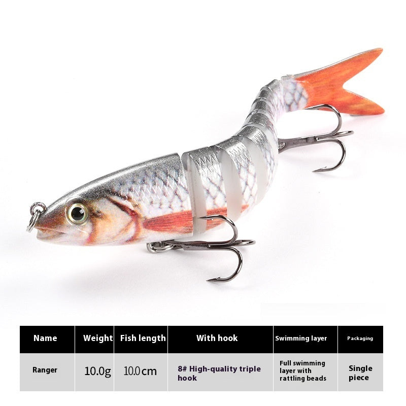Multi-Section Bionic Loach Lure