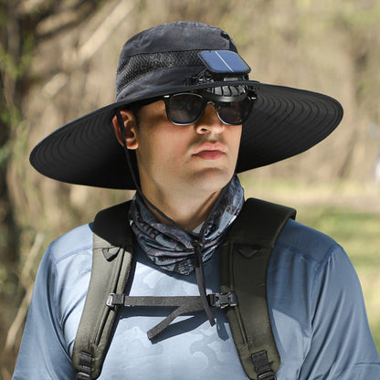 Solar Cooling Fan Hat