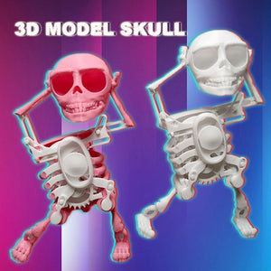 Dancing and Swinging 3D Skull Toy🎉
