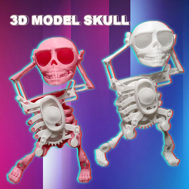 Dancing and Swinging 3D Skull Toy🎉
