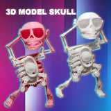 Dancing and Swinging 3D Skull Toy🎉
