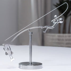 Fisherman Balancing Sculpture