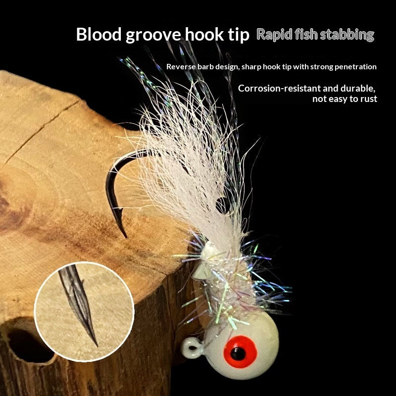 Ice Silk Shrimp Luminous Lure Fish