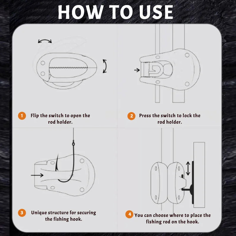 elastic rod holder