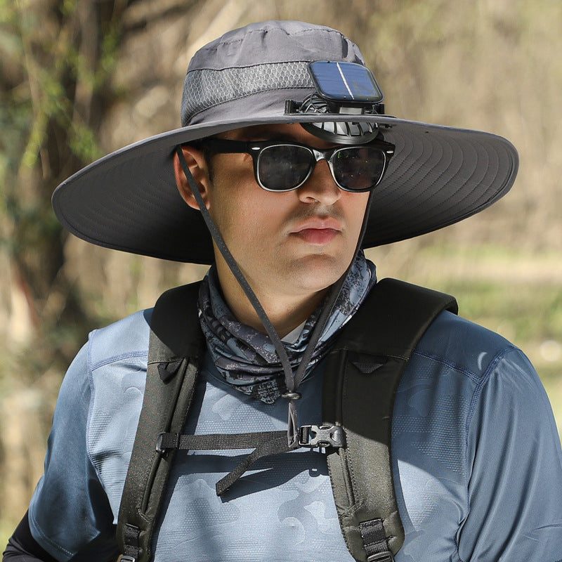 Solar Cooling Fan Hat