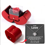 RoseLuxe™ Eternal Rose Necklace Gift Box