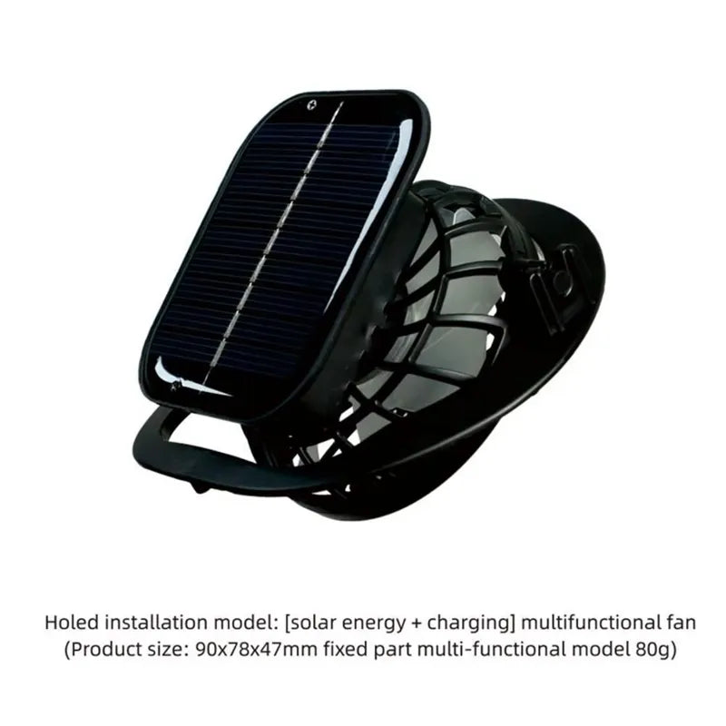 Solar Cooling Fan Hat