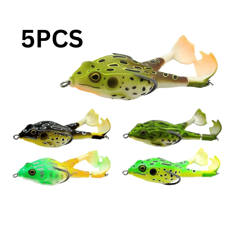 Double Propeller Frog Soft Bait