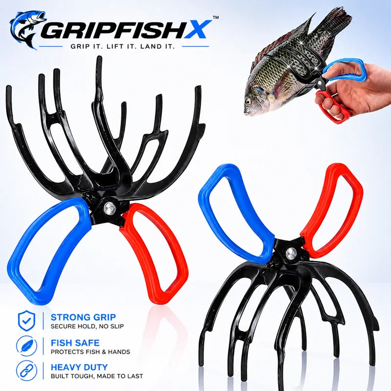 GripFishX™ Fish Gripper – Multi-Claw Fish Controller for Safe & Easy Handling –