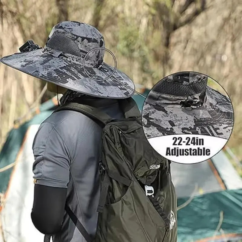 Solar Cooling Fan Hat
