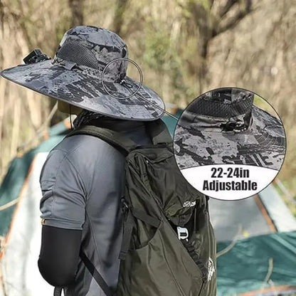 Solar Cooling Fan Hat