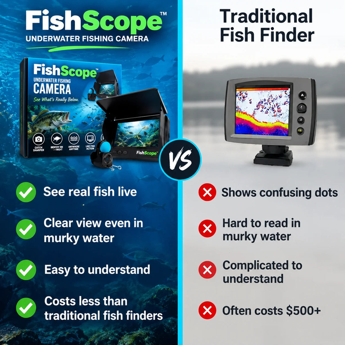 FishScope™ Underwater Fishing Camera