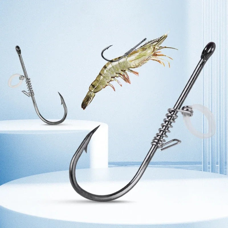 Live Shrimp Back Hook with Float – Best Sea Fishing Rig for Perch & Grouper –