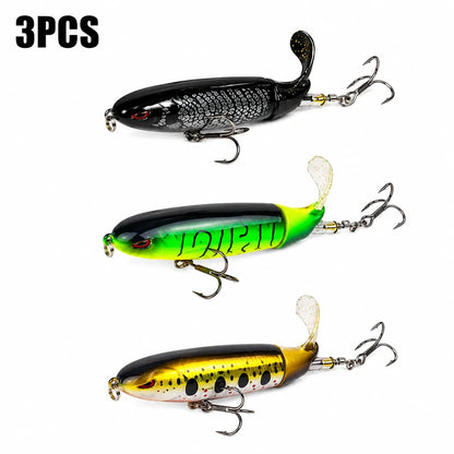 Floating Rotating Tail Lures Hard Bait