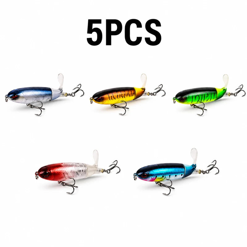 Floating Rotating Tail Lures Hard Bait