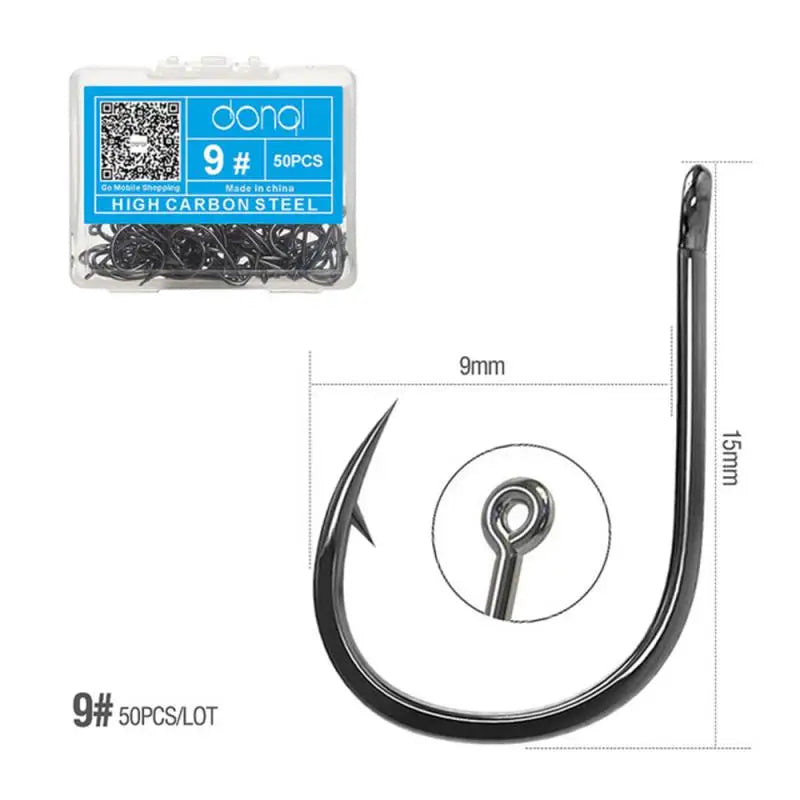 high carbon steel fishing hooks