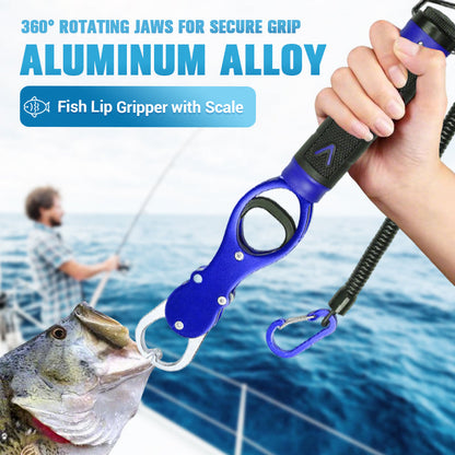 Aviation Aluminum Fish Grip Tools With Scale