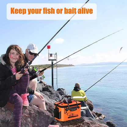 Foldable Waterproof Fishing Bucket-Live Fish Container