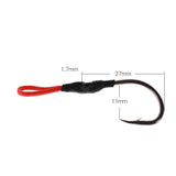 Large Black Bold Iron Plate Hook With Barbs