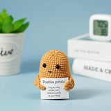 z Funny Gift Knitted Positive Potato