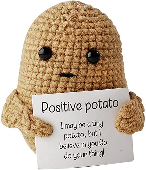 z Funny Gift Knitted Positive Potato