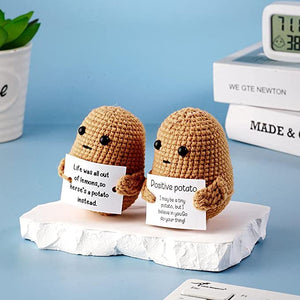 z Funny Gift Knitted Positive Potato
