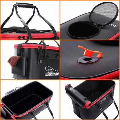 Foldable Waterproof Fishing Bucket-Live Fish Container