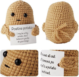 z Funny Gift Knitted Positive Potato