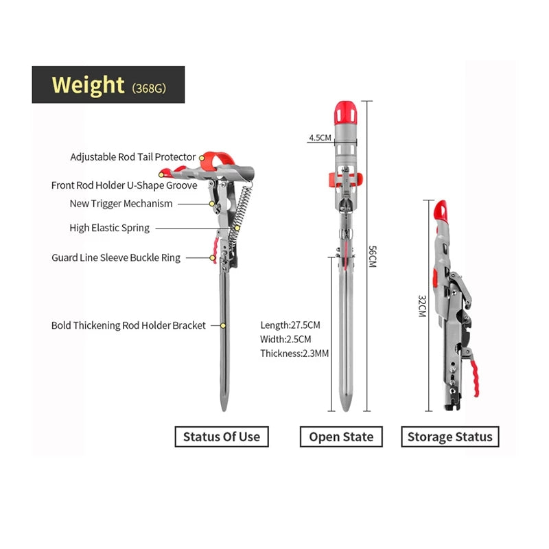 Premium Automatic Fishing Rod Holder