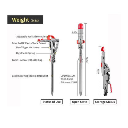 Premium Automatic Fishing Rod Holder