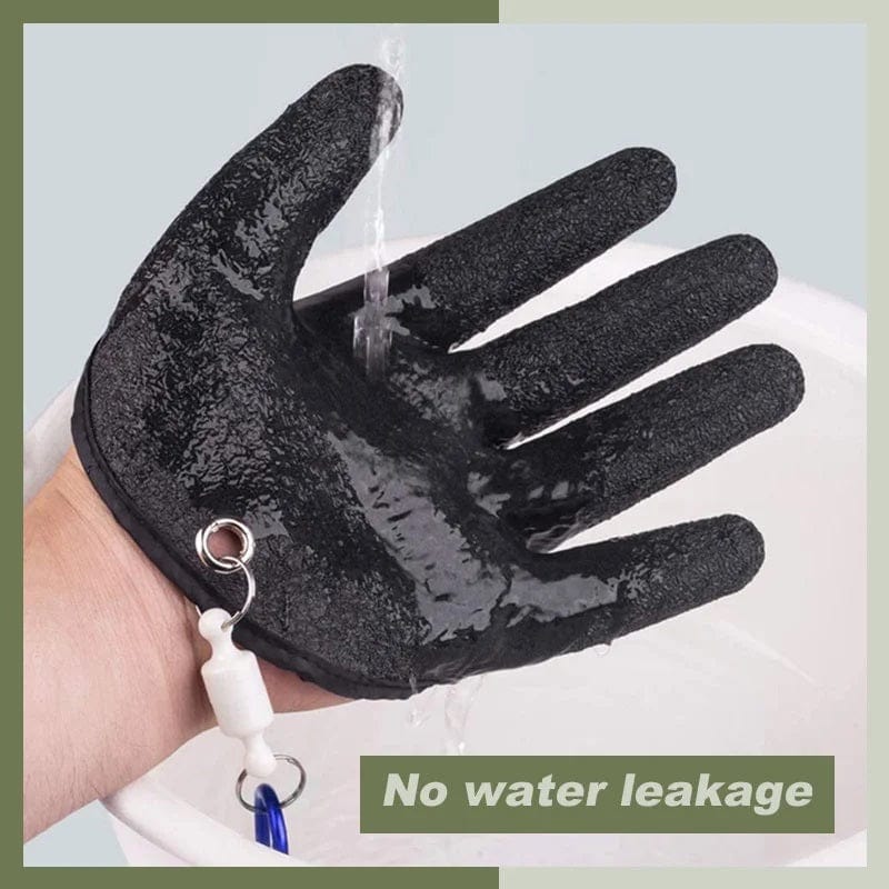 Fishing Catching Gloves with Magnet Release