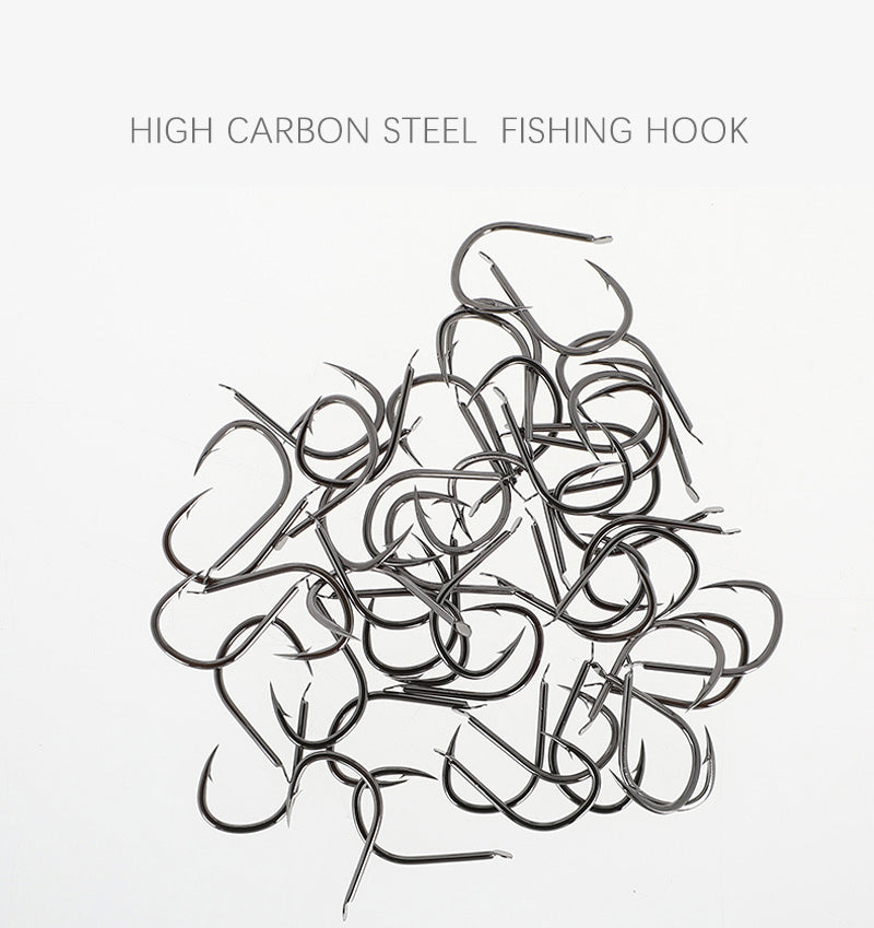 Gold & Black Fishing Hooks Set