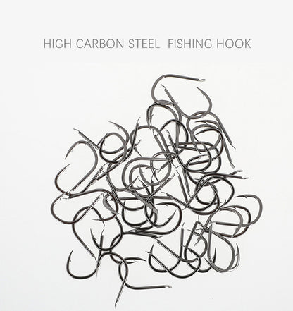 Gold & Black Fishing Hooks Set