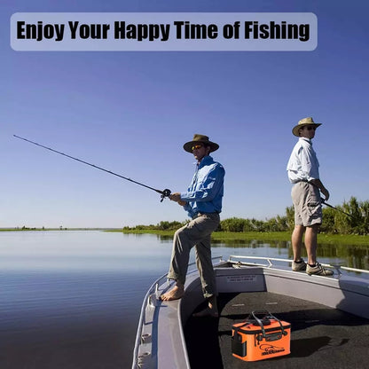 Foldable Waterproof Fishing Bucket-Live Fish Container
