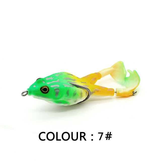 a DOUBLE PROPELLER FROG SOFT BAIT