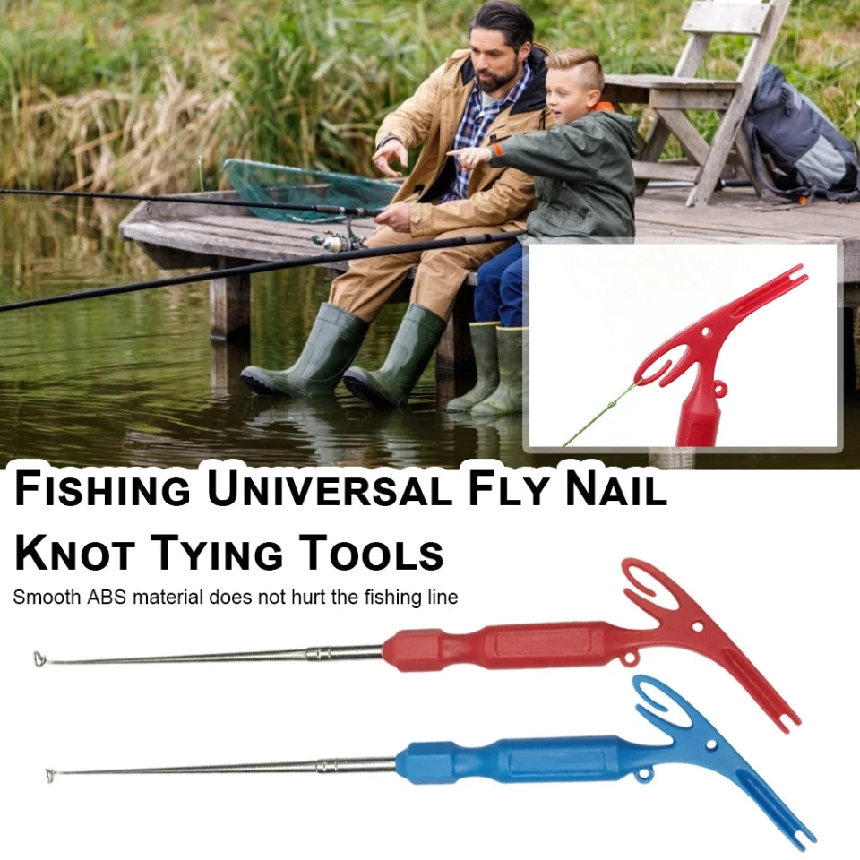Fishing knot-tying tool with ergonomic design for comfort and precision in every use.