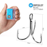 High-quality carbon steel hooks for professional and amateur anglers.
