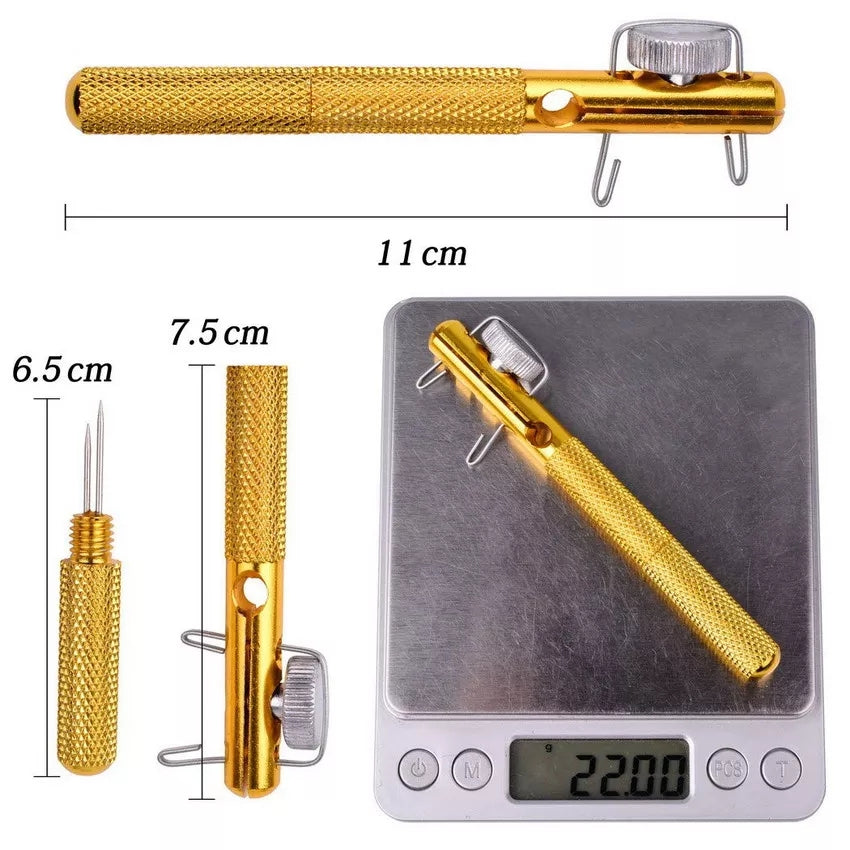 Innovative fishing tool - Fish Line Hook Tie Device for secure knots.