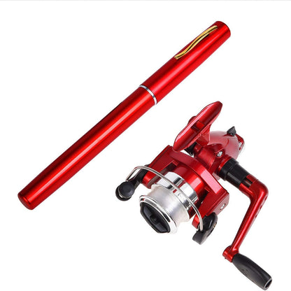 Telescopic Drum Pen Rod – Compact Fishing Power in Your Pocket!