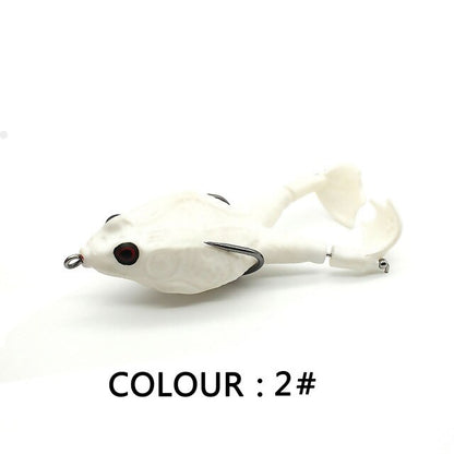 a DOUBLE PROPELLER FROG SOFT BAIT