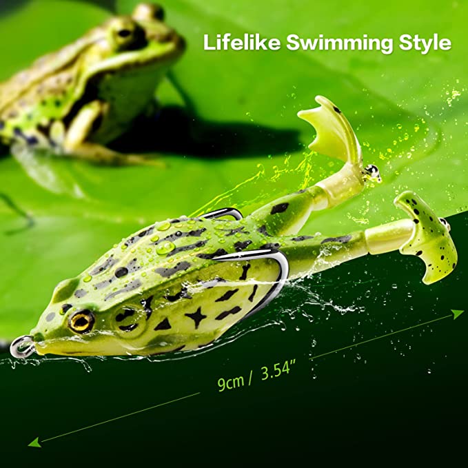 Double Propeller Frog Soft Bait
