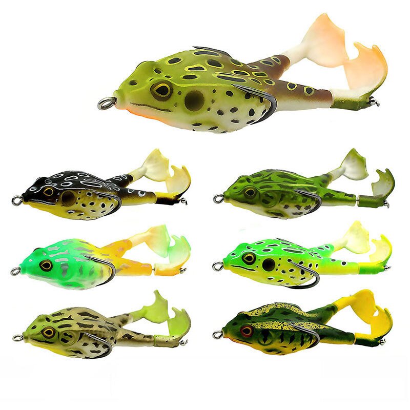 Double Propeller Frog Soft Bait