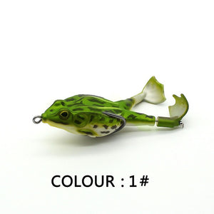 a DOUBLE PROPELLER FROG SOFT BAIT